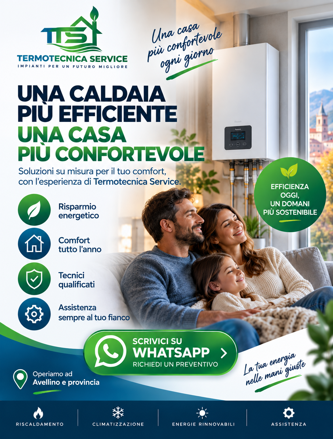 Campagna Termotecnica Service: una caldaia più efficiente, una casa più confortevole