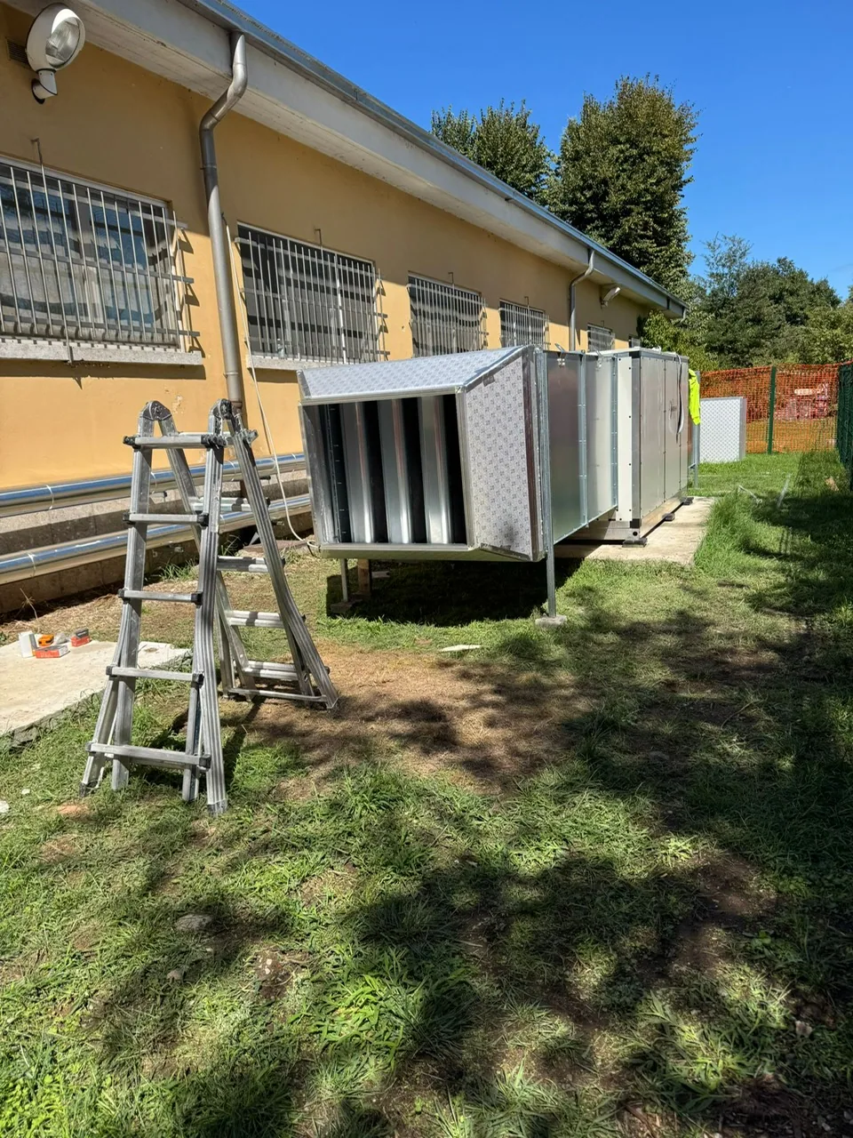 Unità di trattamento aria installata da Termotecnica Service